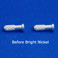 nickel plated pieces